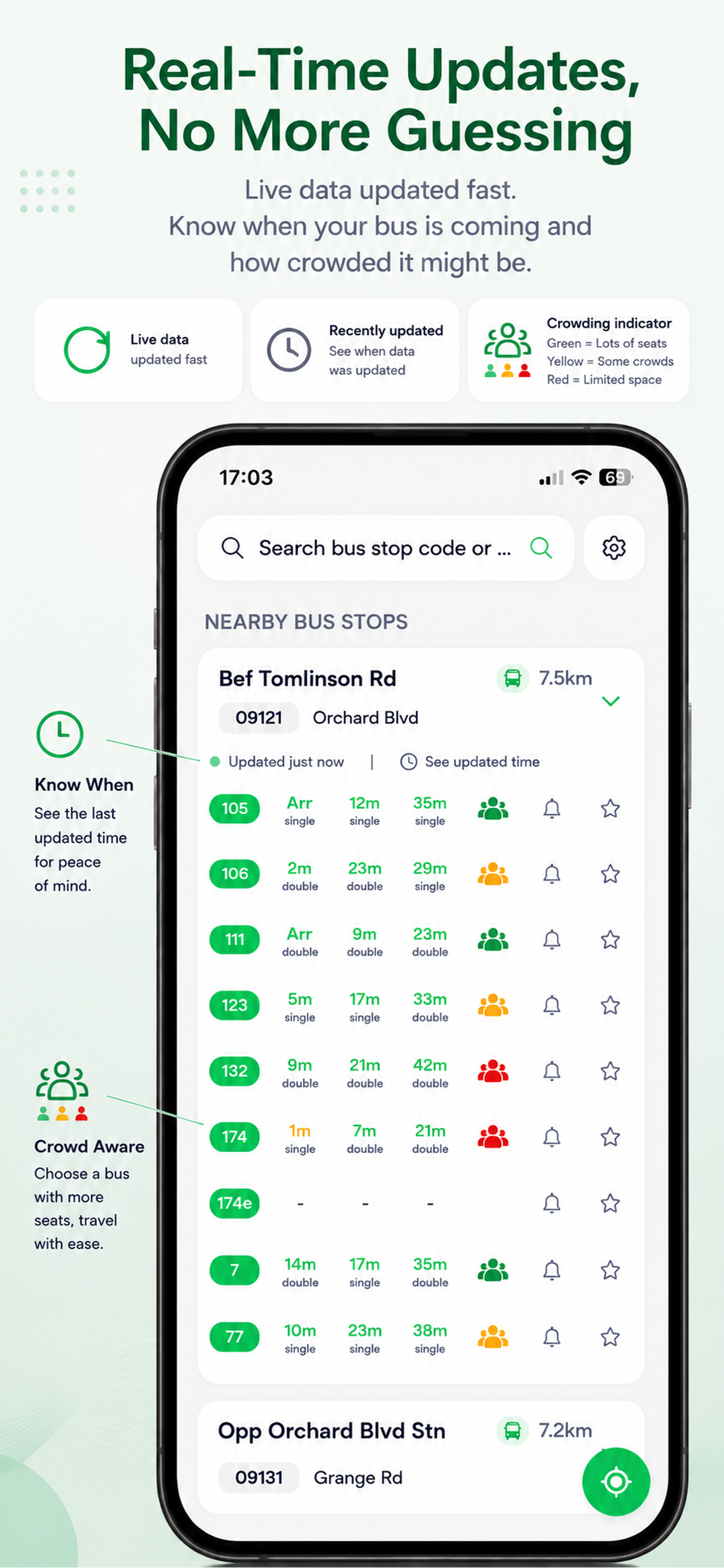 Real-Time Bus Updates